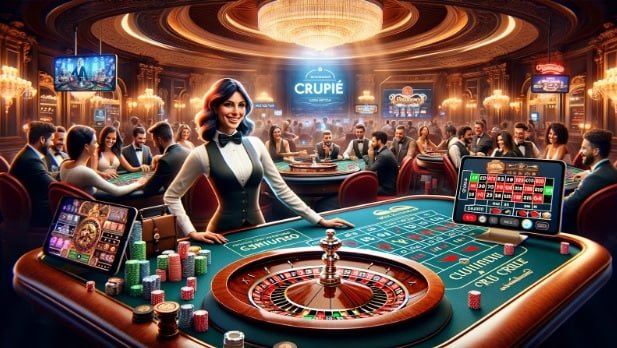 Platform datukwin menampilkan sportsbook, permainan kartu, slot, dan live dealer tables